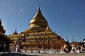 Bagan Myanmar. Shwezigon pagoda.  